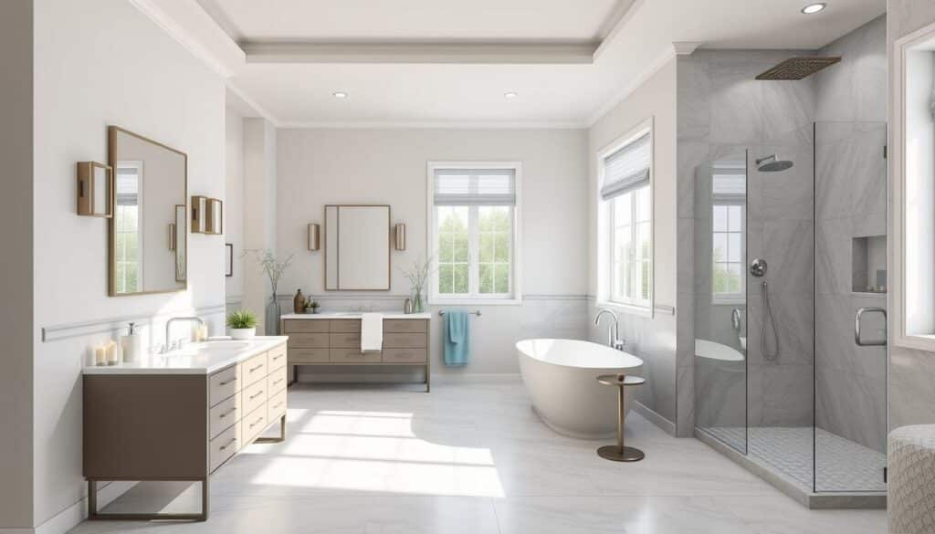 3D rendering of bathroom design in Okemos - Bathroom Design Okemos MI