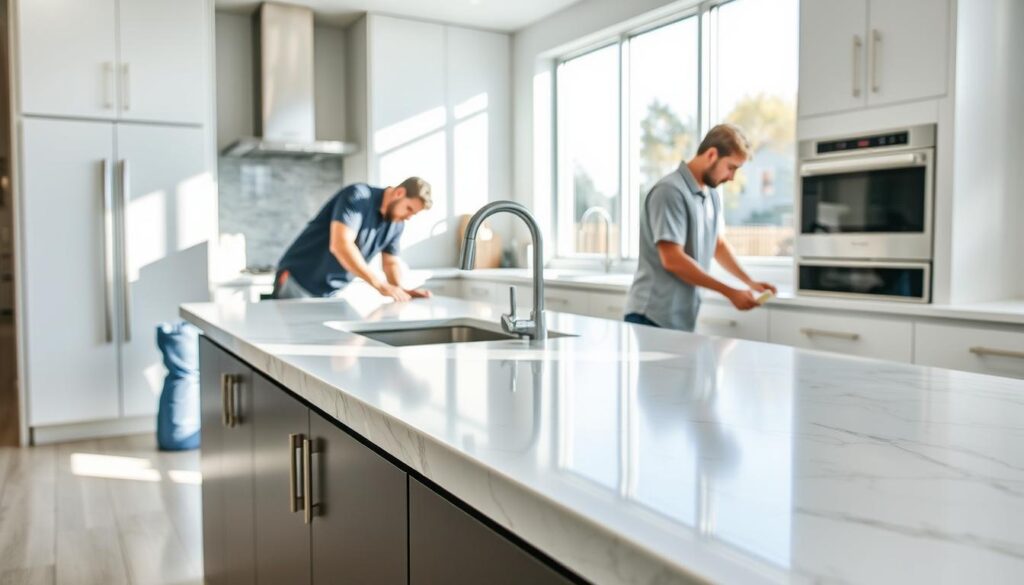 Lansing Quartz Countertop Installation