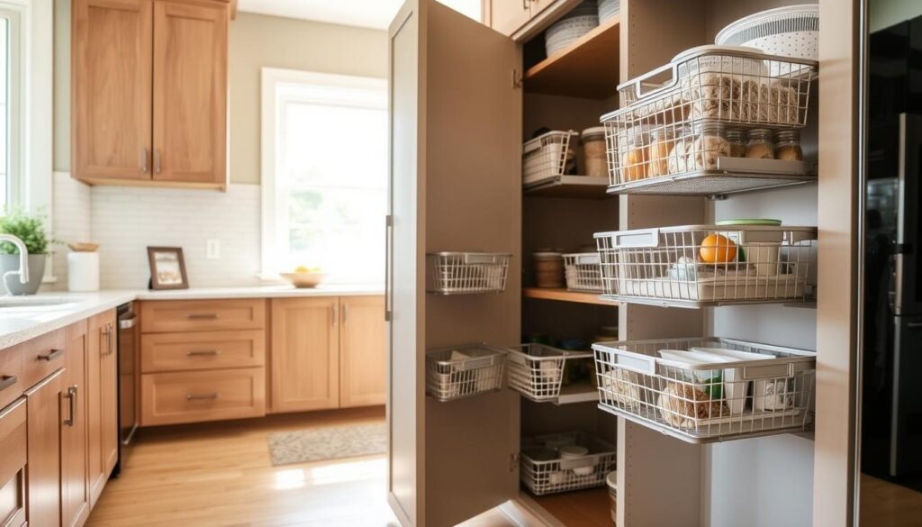 Pantry pull-out baskets East Lansing - Kitchen Pantry Cabinet East Lansing MI