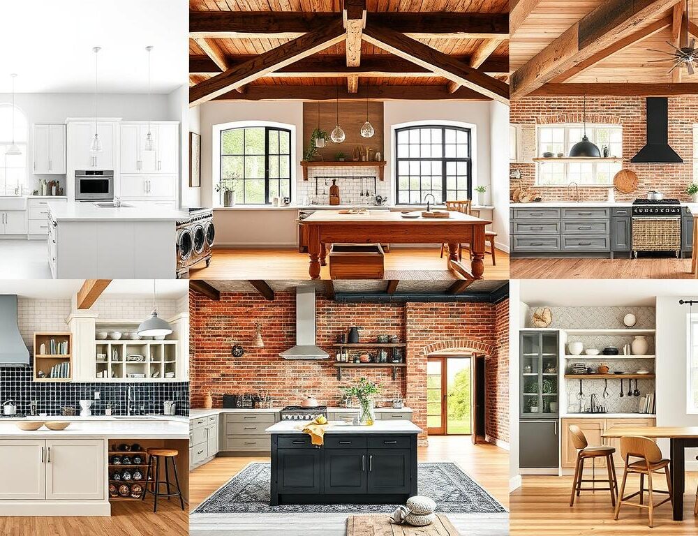 What are the most popular kitchen design styles?