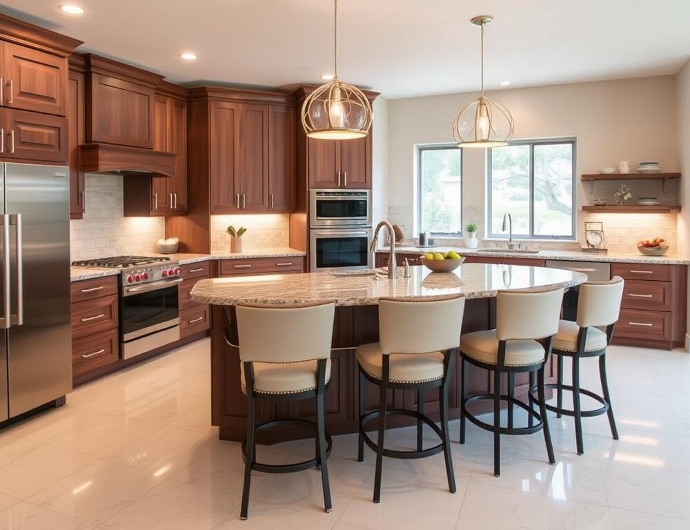 What is the ideal size for a kitchen island?