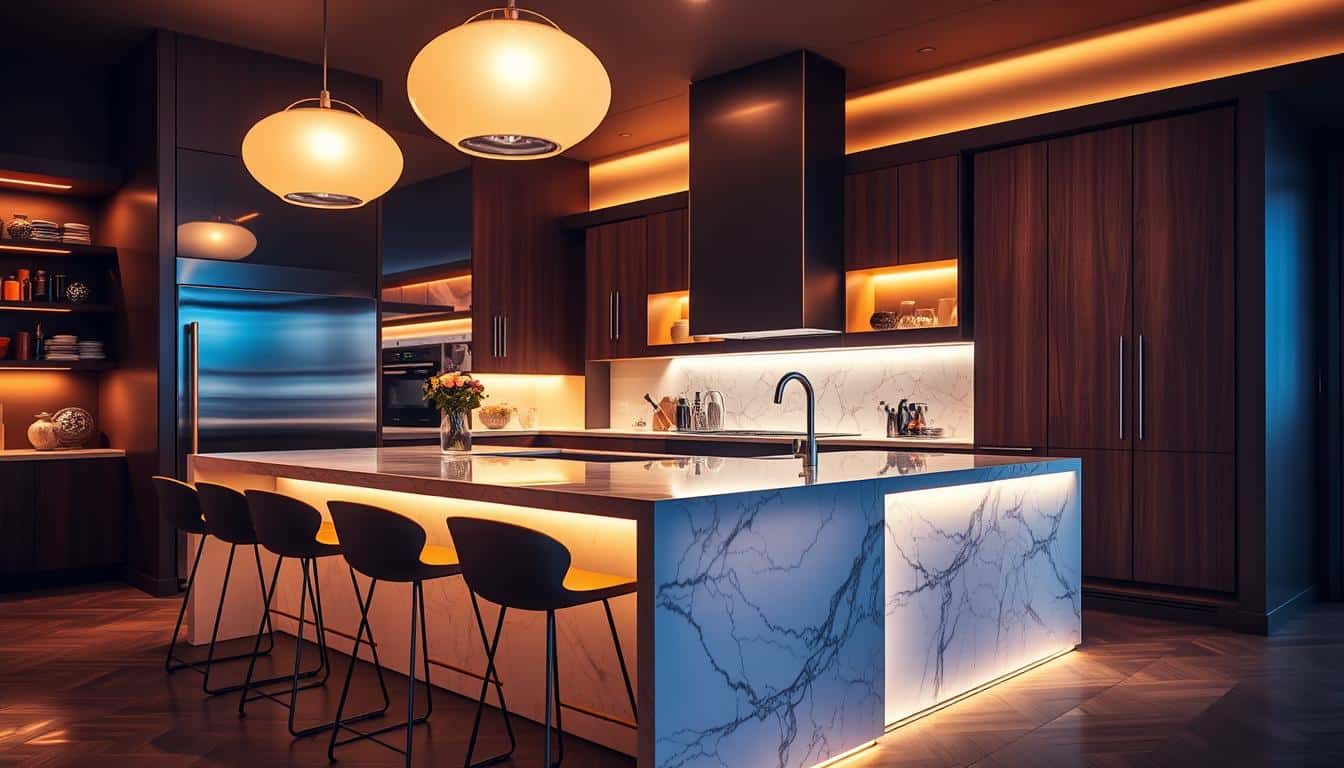 stylish kitchen island lighting
