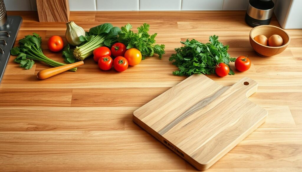 Can I cut directly on wood countertops, or should I use a cutting board?