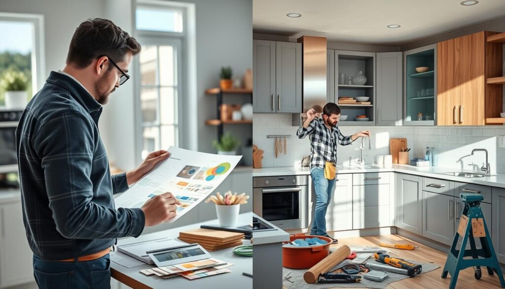 Do I need a professional designer or contractor for my kitchen remodel?