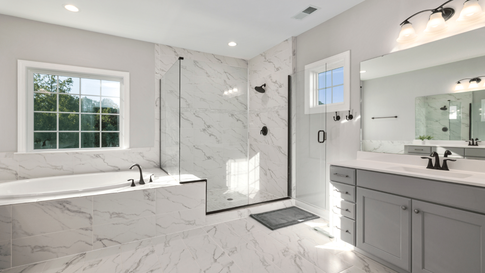 Bathroom Remodel Geo+3 - Walk-in showers