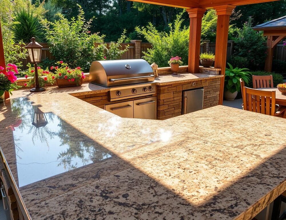 Can granite countertops be used outdoors?