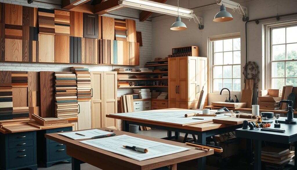 American Home design process for custom cabinets American Home design process for custom cabinets - Can I Select Specific Materials And Finishes For My Custom Cabinets?