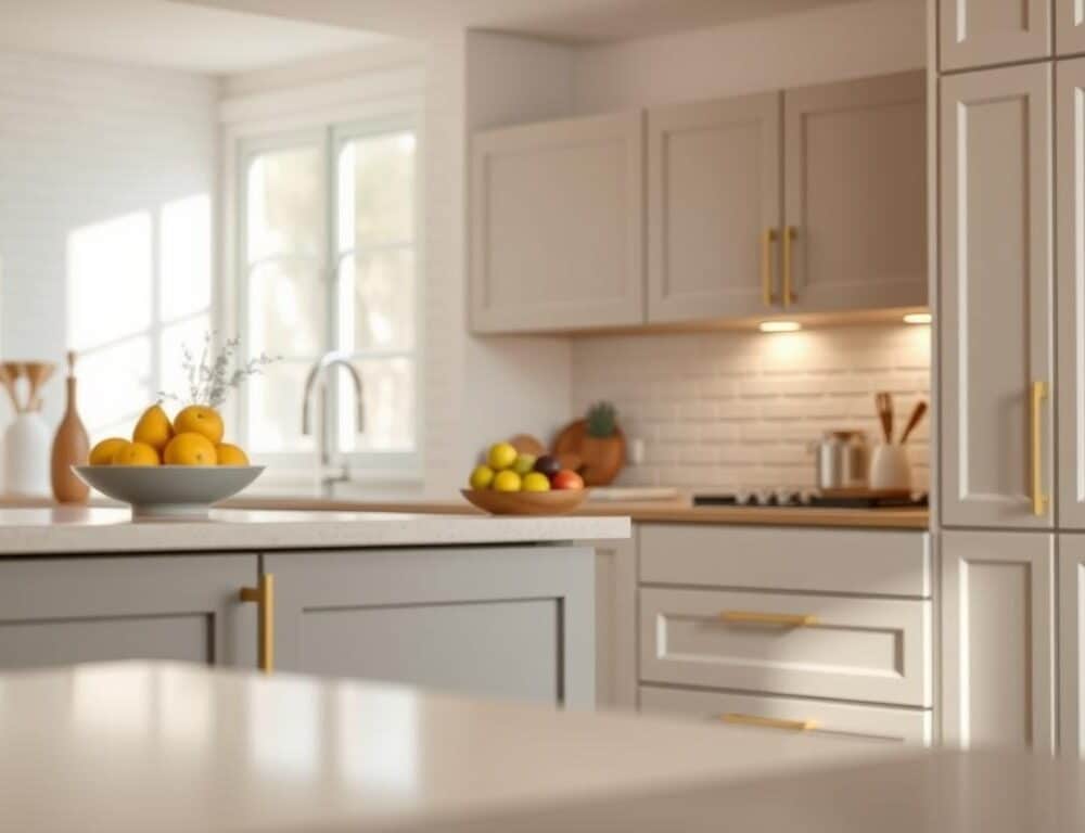 How can I update my kitchen cabinets without replacing them