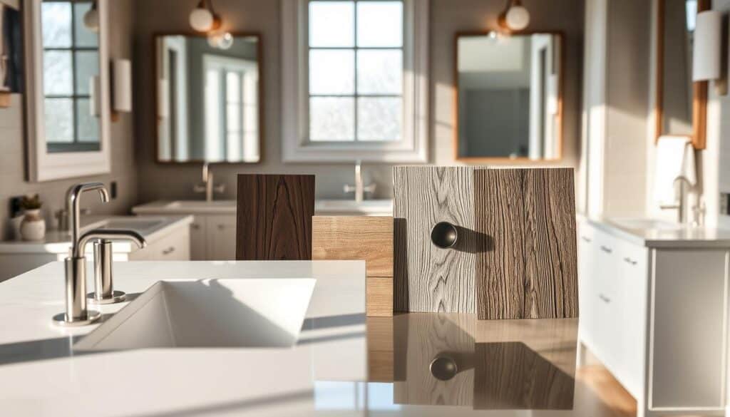 What are the most durable finishes for bathroom vanities