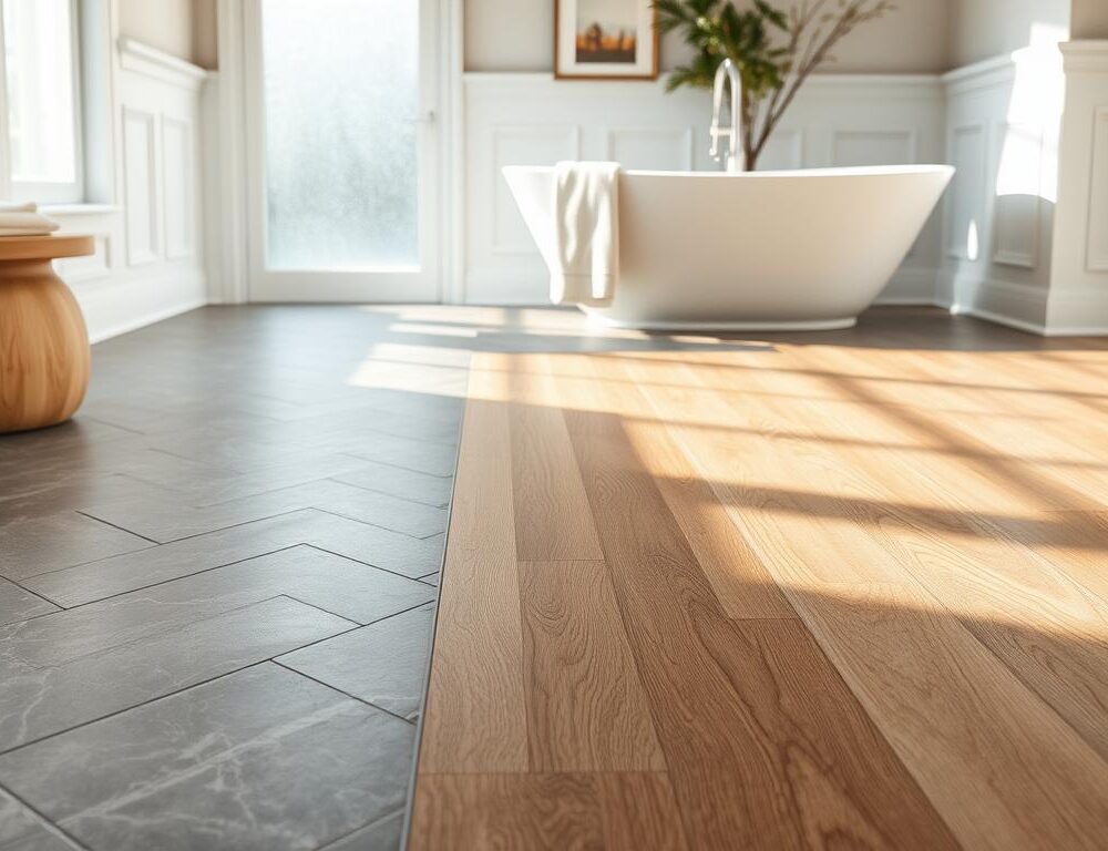 What materials are best for bathroom flooring