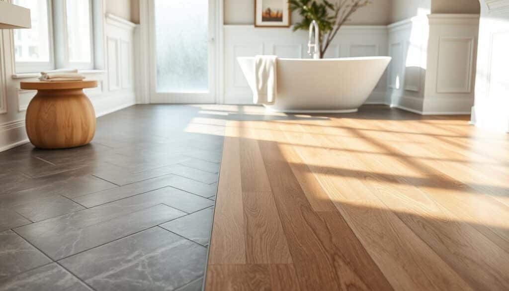 What materials are best for bathroom flooring