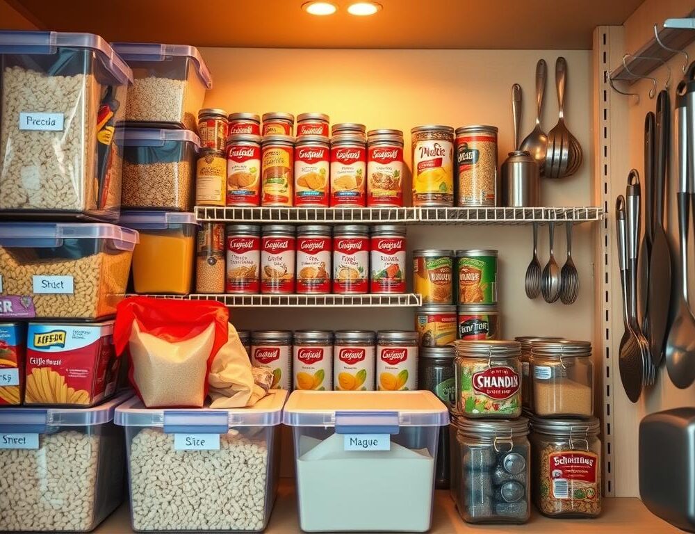 How can I maximize storage in my kitchen pantry cabinet